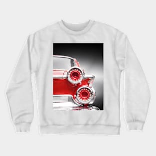 American classic car 1962 Vehicle rear abstract Crewneck Sweatshirt